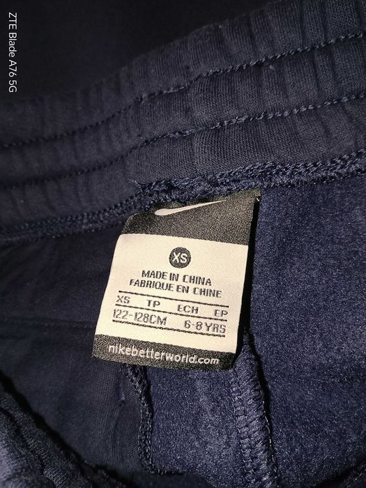 Долнища 2 бр. Зимни, тъмно сини 122/128