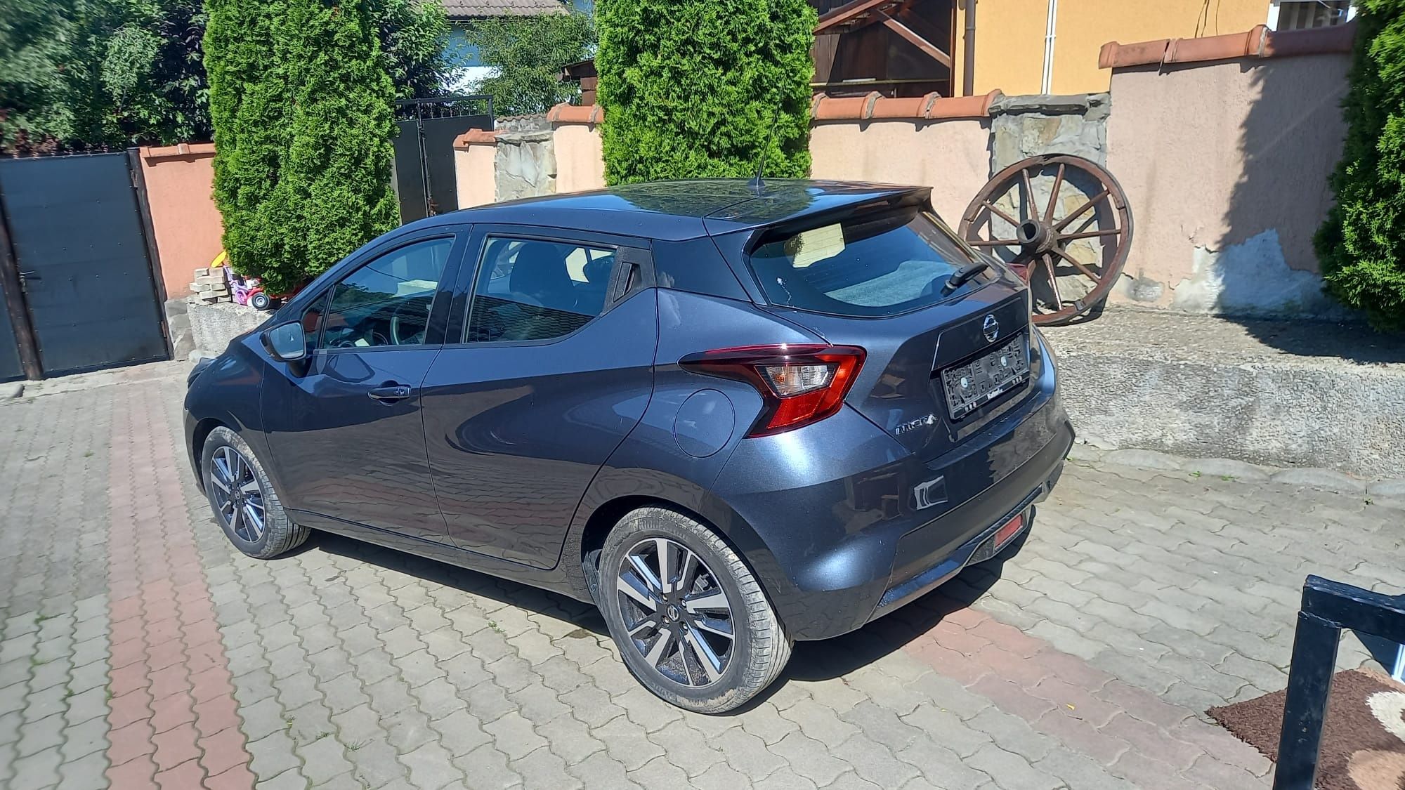 Nissan micra K14,foarte usor avariat, lovit, 2018, km 8500