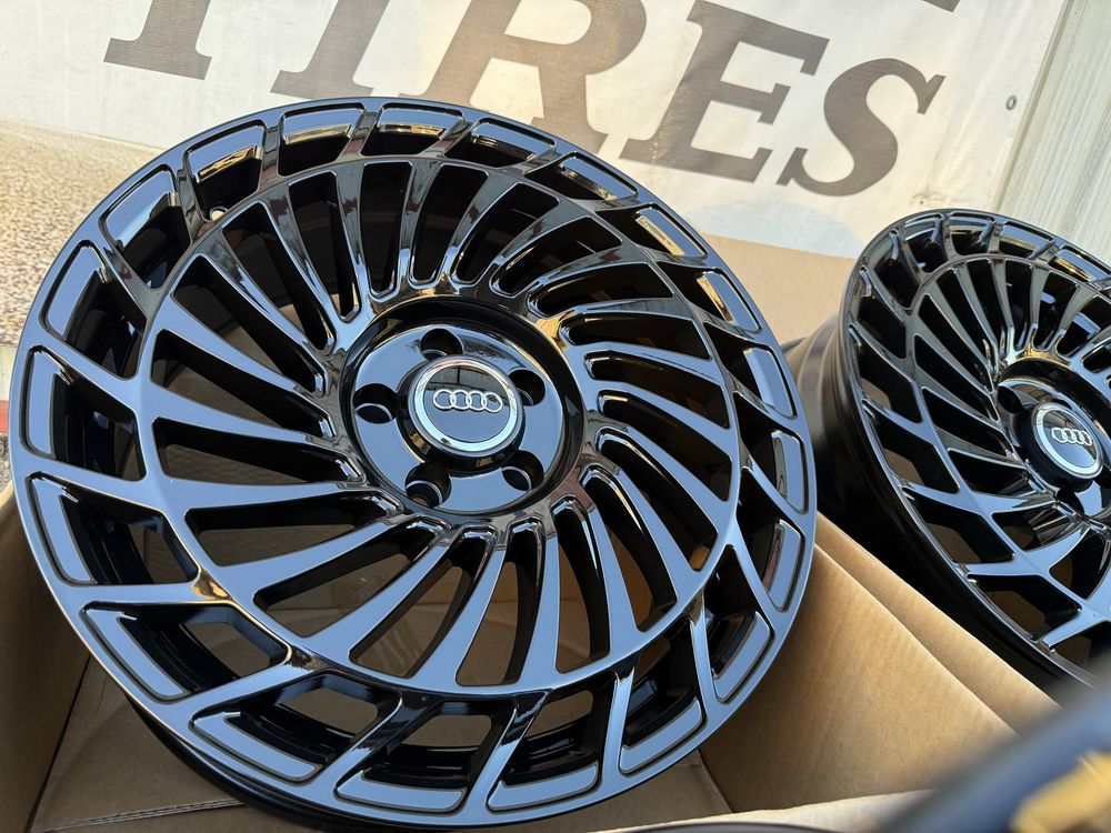 Jante aliaj noi AUDI RS FULL BLACK-  A4 A5 A6 Q3 Q5 - 5x112 R18