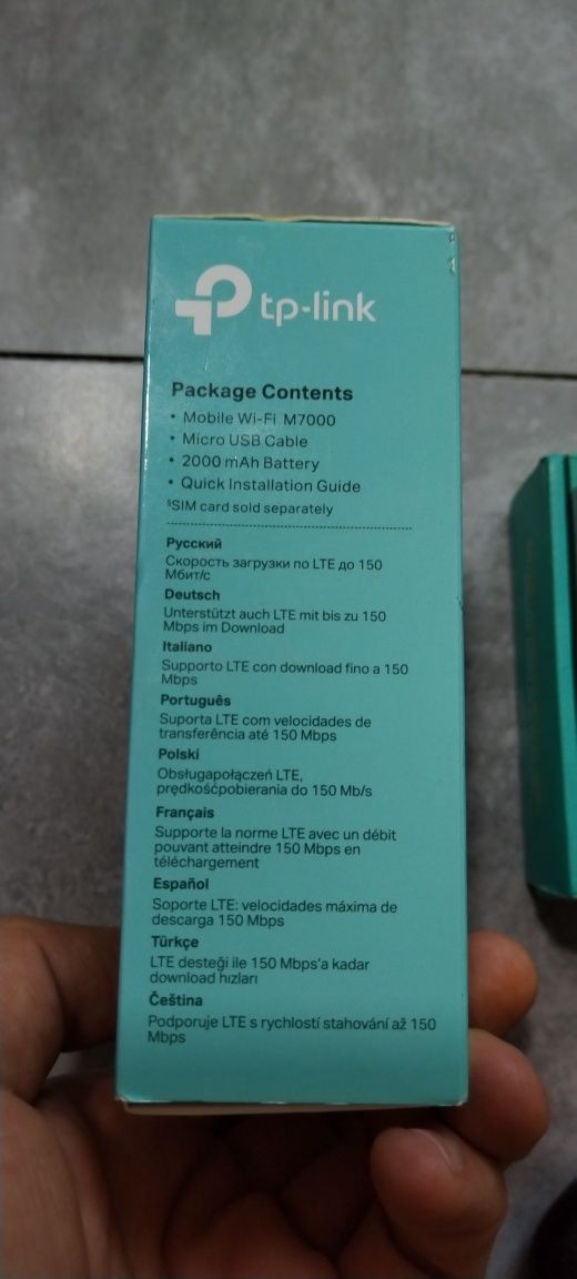 Продам карманый Wi-Fi Tp-link 4G LTE Сим карта