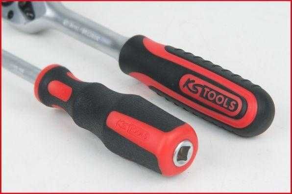 Гедоре KS TOOLS , 179 части, 1/4", 3/8", 1/2", Хром ванадий, мат