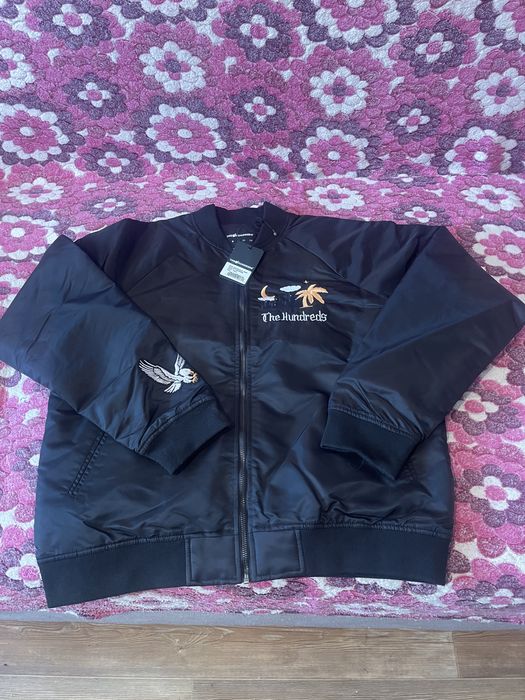 Крутая ветровка The Hundreds Black East Souvenir Visit Jacket for men