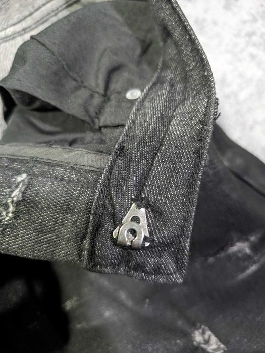 blugi dior homme strip denim hedi slimane marime 31 waxed destroyed