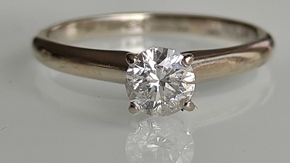 Inel aur 14k cu diamant 0.5ct