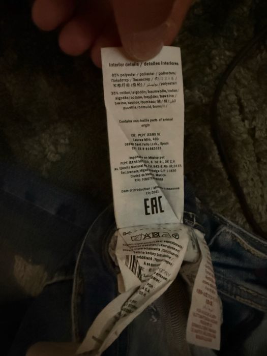 Къси дънкови панталонки/ бермуди Pepe Jeans Power Flex, размер W34