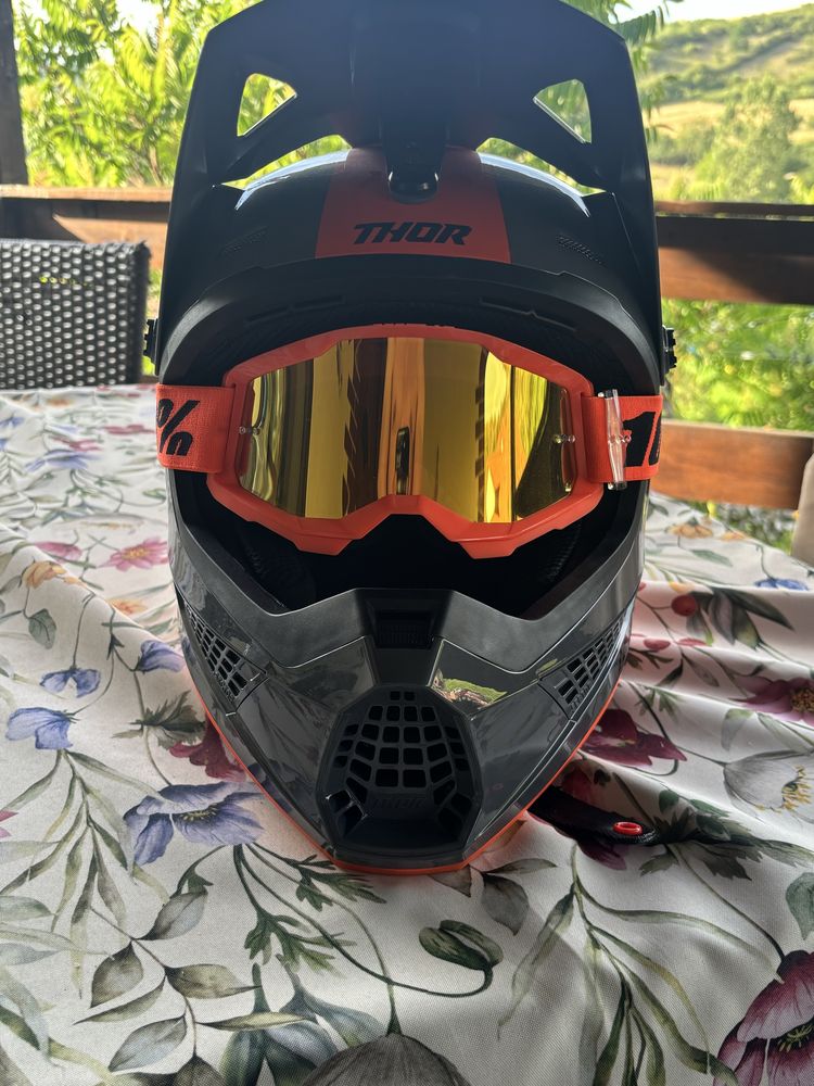 Vand casca enduro thor sector 2 carve marinea M