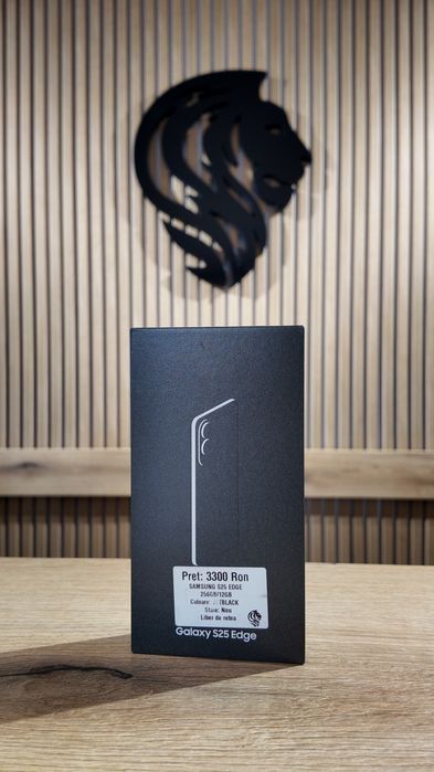 Oferta!! Samsung Galaxy S25 Edge 256gb/12gb Black Duos/Nou/Garantie