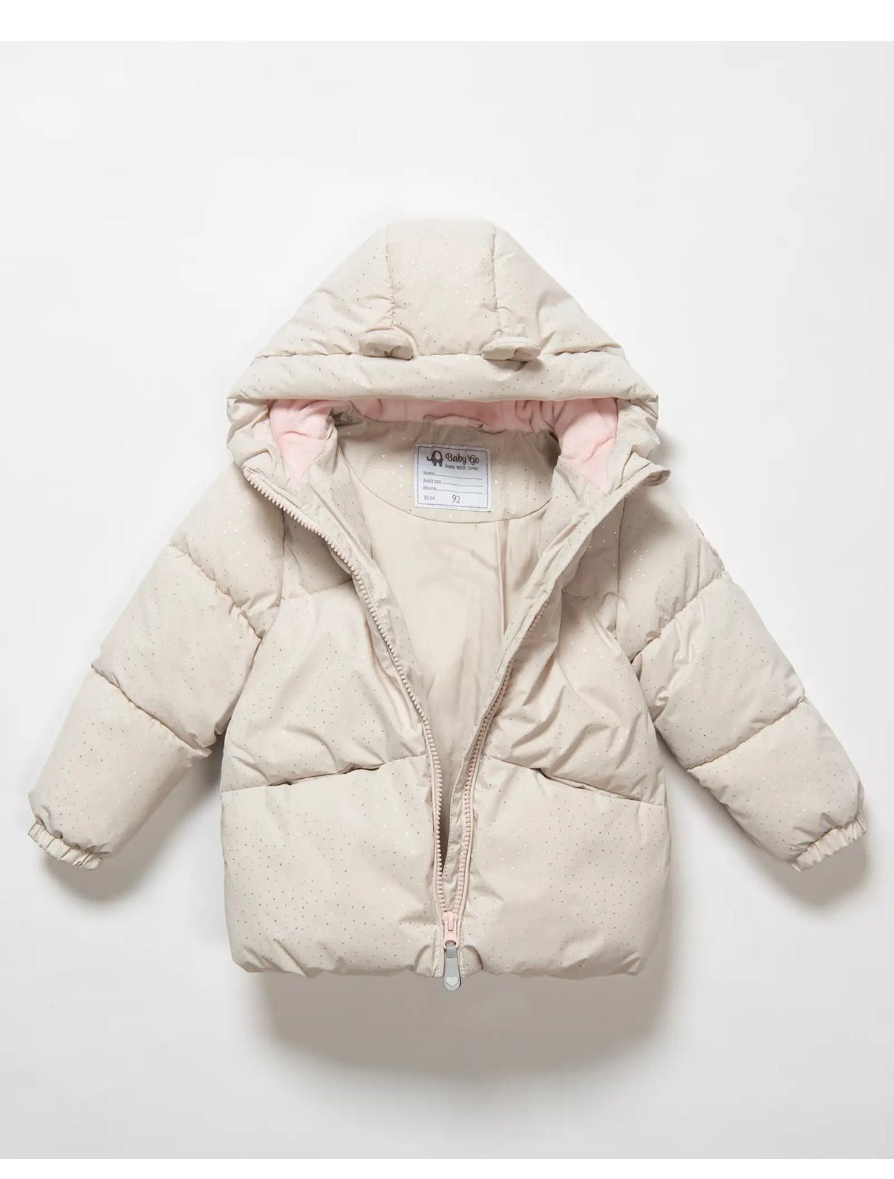 Куртка фирмы Baby go новая с бирками детская на девочку