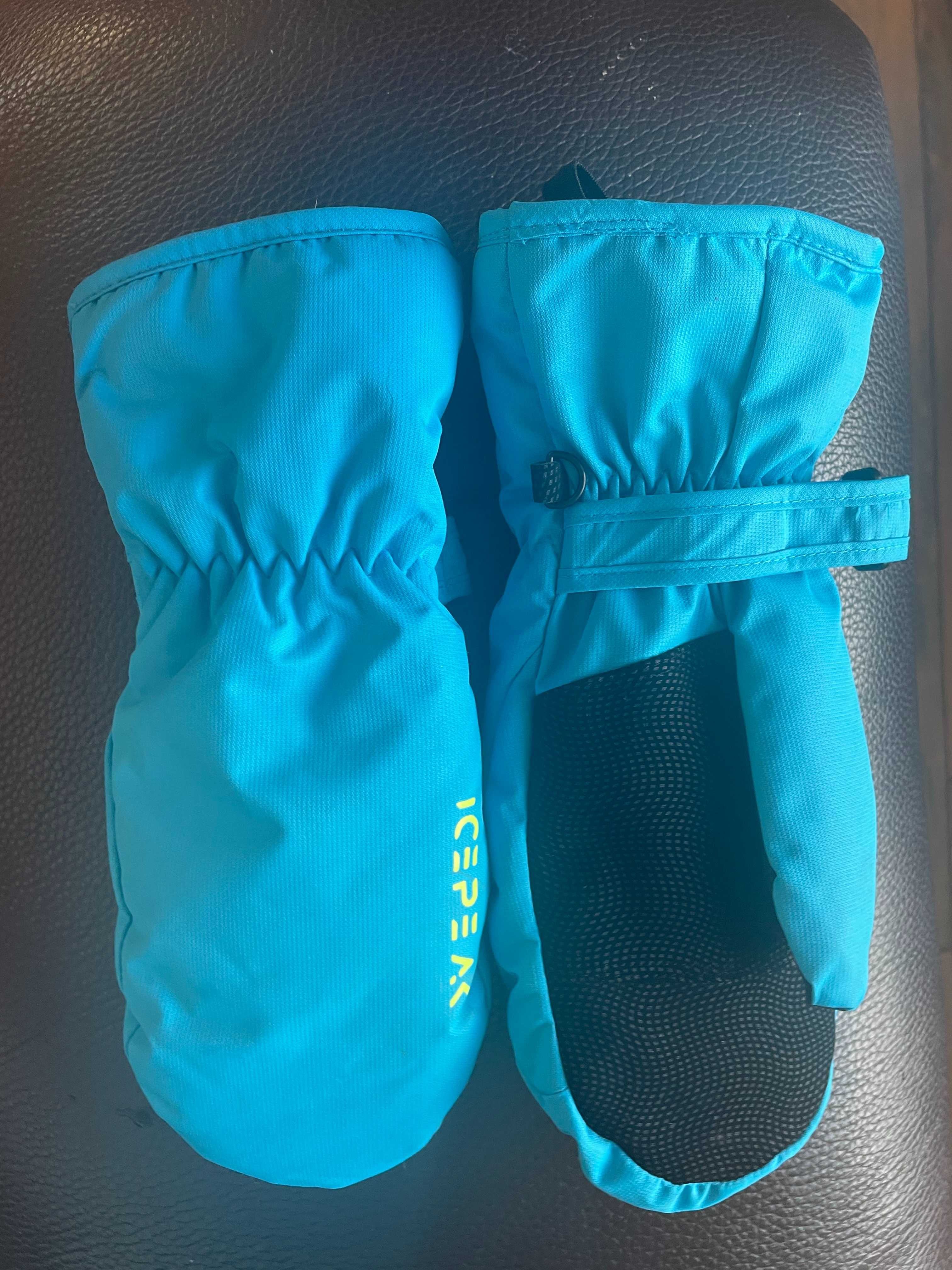 сини ски/скейтборд ръкавици  размер L 12-13 години
