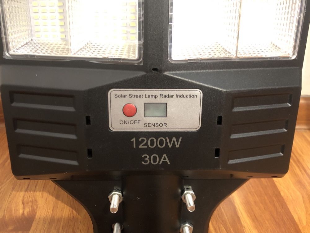 Lampa solara stradala 1200W