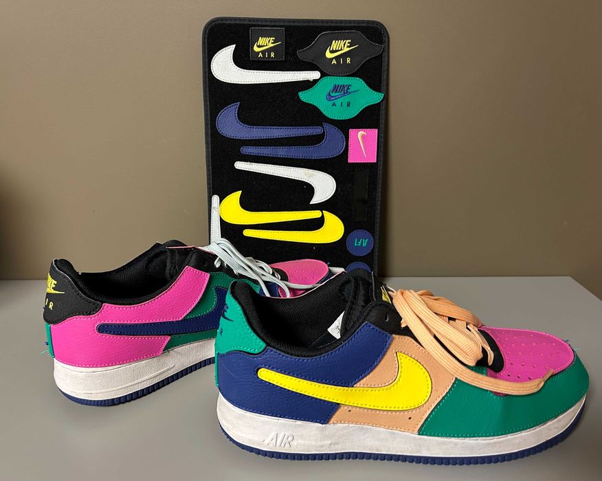 Nike Air Force 1/1 Black Multi-Color, номер 42.5