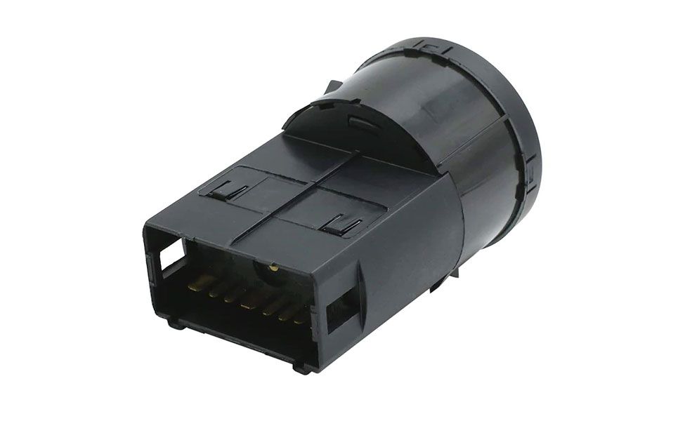 Bloc lumini / comutator faruri cu insertie argintie -Golf 4, Passat B5