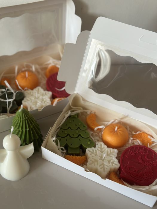 Коледни свещи/кутии