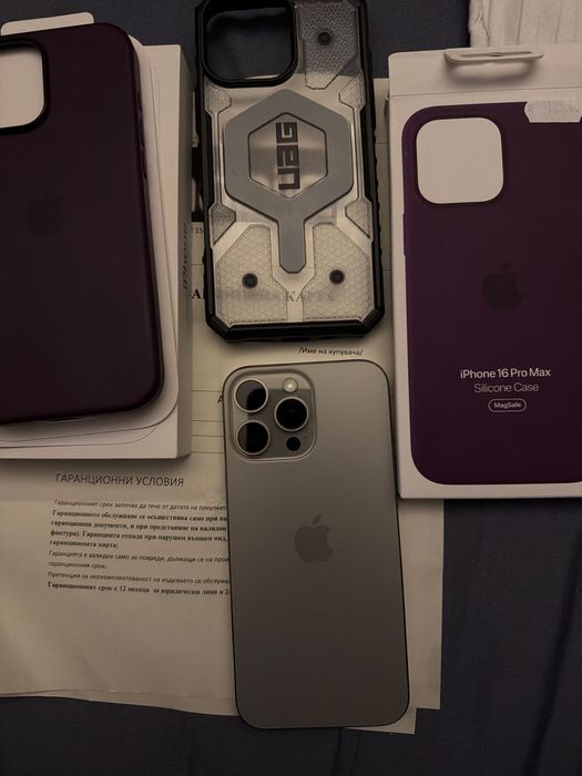 Iphone 16 pro max 512gb като нов