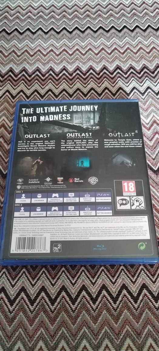Outlast Trinity PS4 игра
