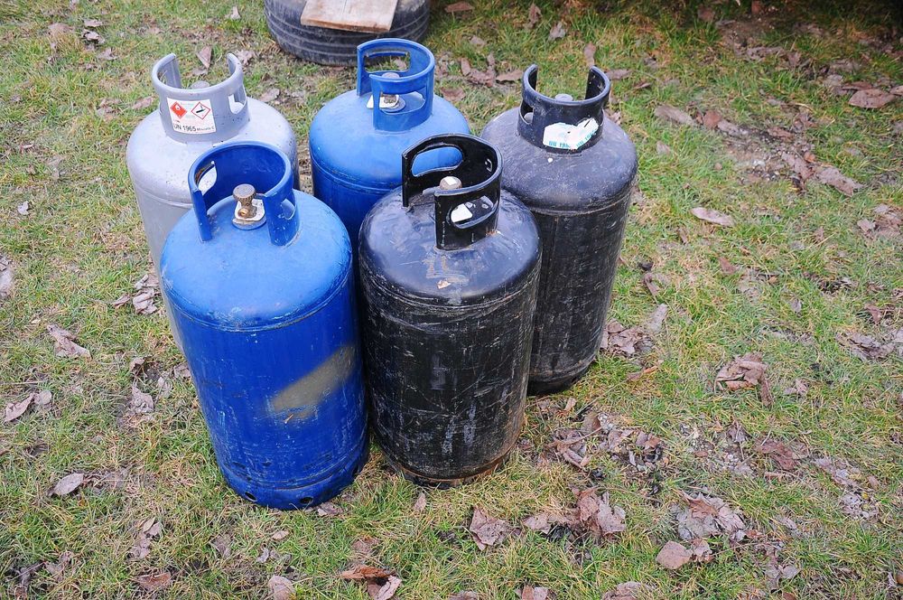 Butelie aragaz cu guler butelii gaz sau GPL 50 si 80 litri prov Italia