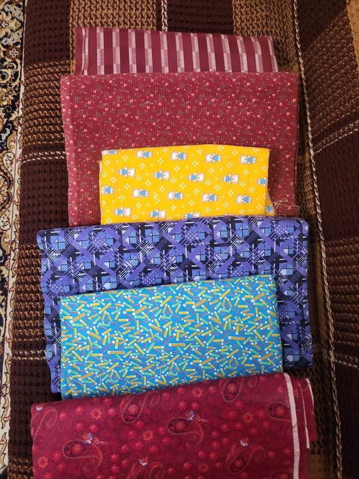 Продам отрезы ткани