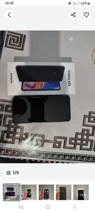 Samsung A23 holati yaxshi bir qoʻl tutilgan telefon