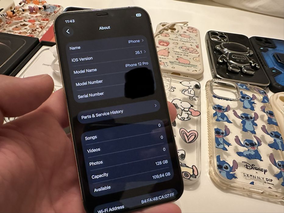 iPhone 12 Pro 128GB Impecabil Full cutie Folie sticla si multe huse