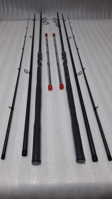 Set 2 Lansete FEEDER FL STRATEGIST Method FEEDER 3.90M, 100G, 3+3SEG