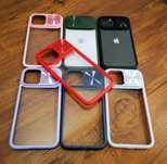 Husa Premium transparenta cu protectie metalica pt. iPhone 13 Pro Max