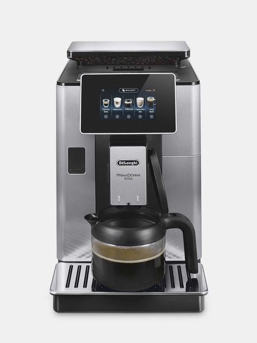 Кофемашина DeLonghi ECAM610.75.MB PrimaDonna Soul c дисплеем 4,3″