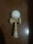 Kendama Custom Ken pro mod Tama pop white