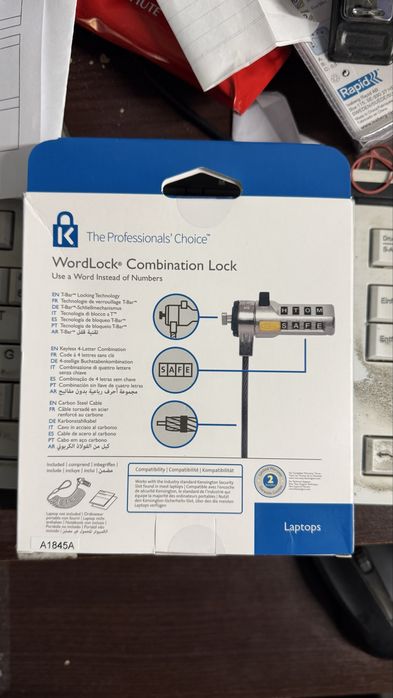 Cablu securitate cu cifru