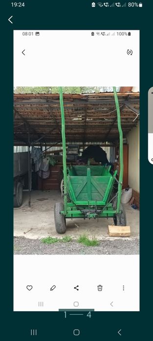 De vinzare caruta noua de 1 cal tron nou nefolosita fac si schimb cu a