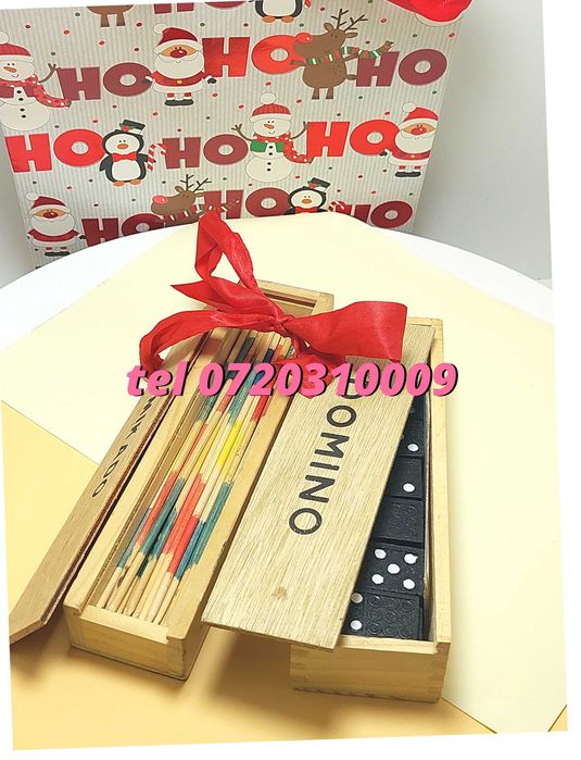 Pachet Cadouri  Joc Marocoo mikadoSi Domino  Transport Gratuit