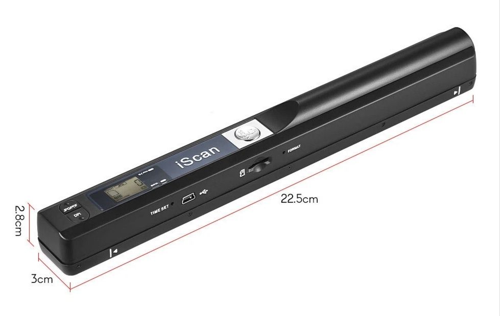 Мини преносим скенер iScan  A4, JPG PDF формат,