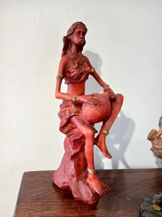 3 statuete vintage colectia "Piratul si Sirenele" noi fara eticheta