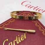 Brățară Cartier LOVE aur 750 cu diamante