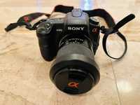 Camera foto Sony Alpha200 (A200) Ambalaj Original + 2 Obiective