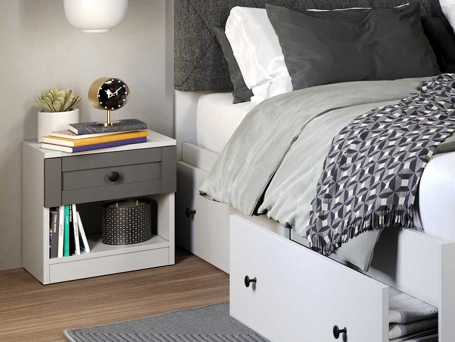 Set Mobila Dormitor Grafit C19 - Transport Gratuit in 4-10 zile