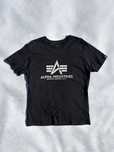 Tricou barbati Alpha Industries logo print flagship basics marimea M