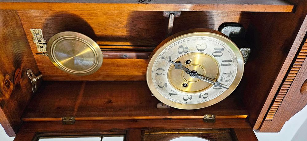 Ceas de perete cu pendula Gustav Becker Silesia P38