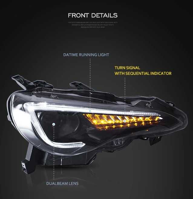 LED фарове ToyotaT86 GT86/ Subaru BRZ 2012+