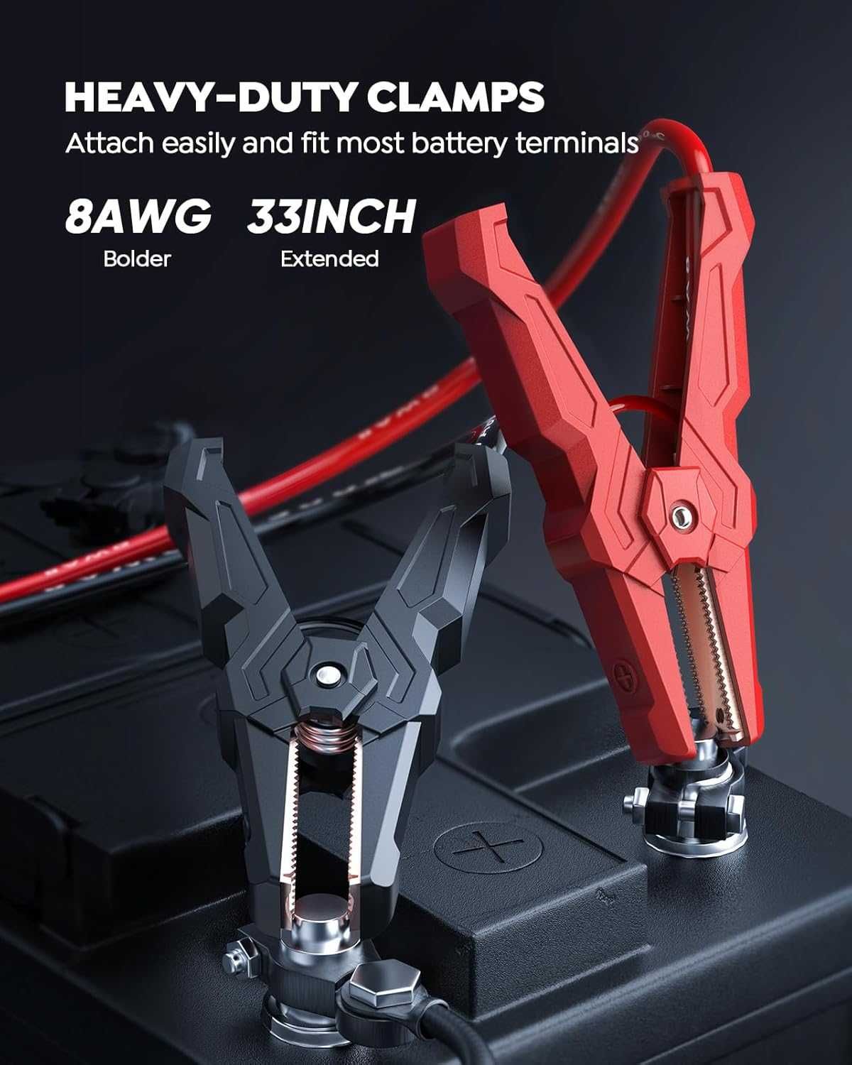 Нов джъмп стартер TREKURE 6000A / 27000mAh за бензинови 12L дизелови..