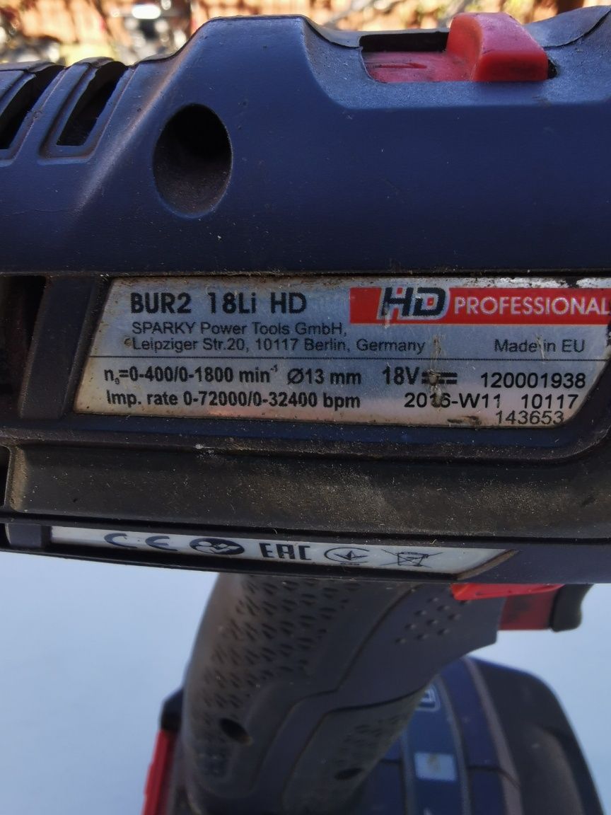 Sparky hd professional bur2  Винтоверт