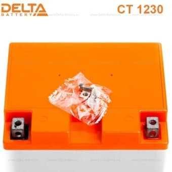 Аккумулятор Delta CT 1230 (12V / 30Ah) [YTX30L-BS, YB30L-B, YTX30L]