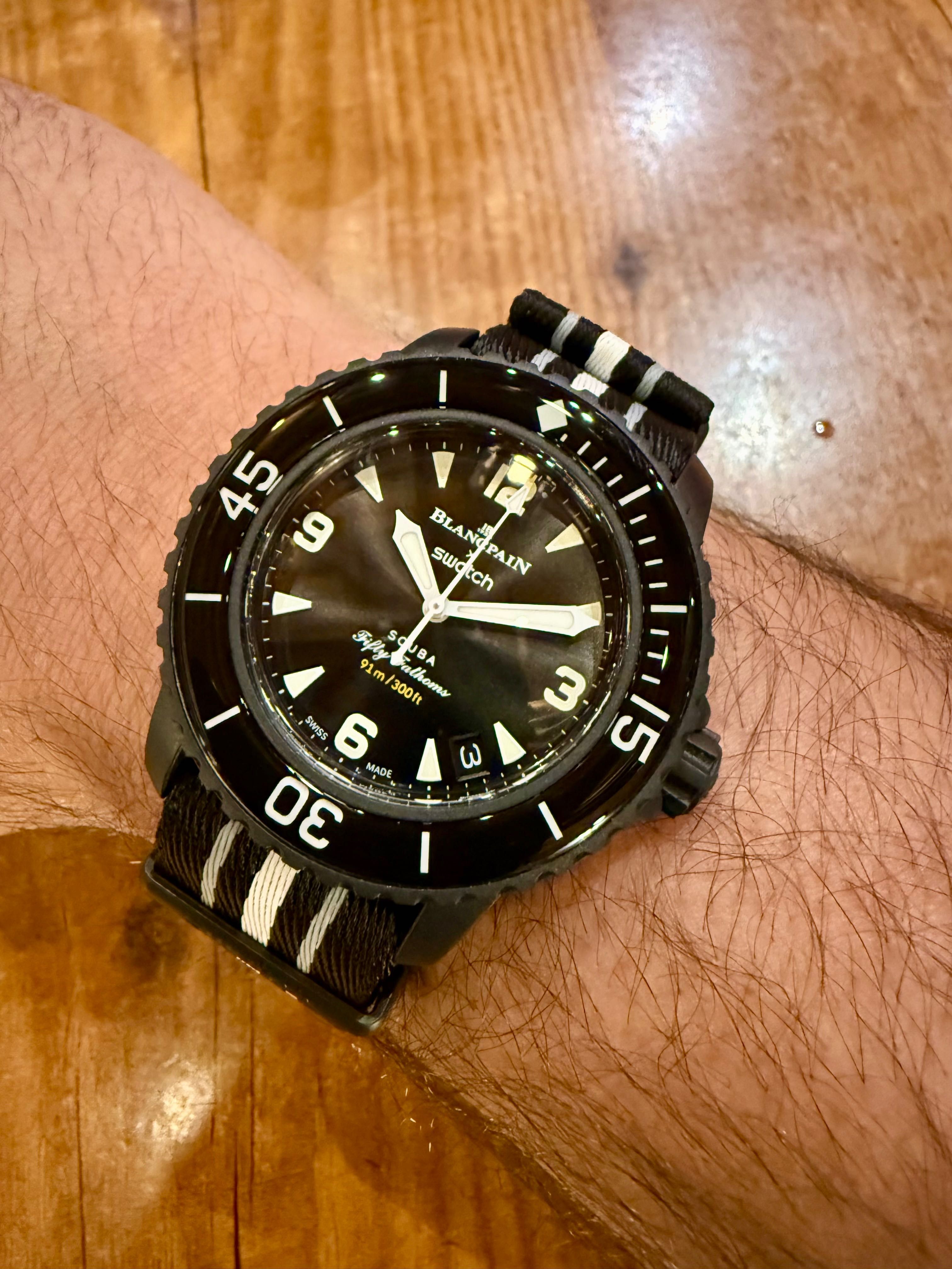 Blancpain x Swatch OCEAN OF STORMS - Black