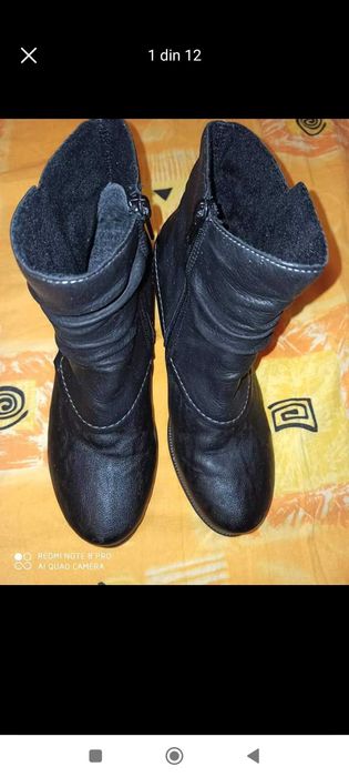 Botine/ Ghete Rieker imitație piele mărime 36