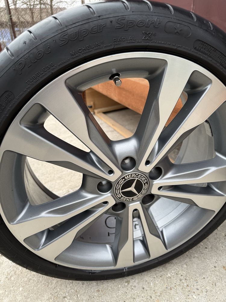 Jante Mercedes originale R18 + anvelope Michelin Pilot Super Sport