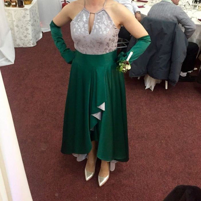 Rochie -set fusta si maieu unicat evenimente -corset, rochie nasa