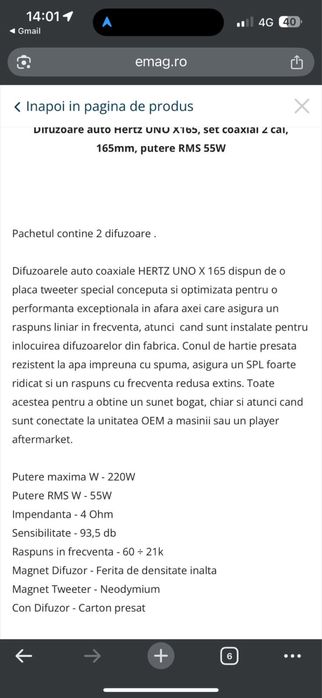 Player Kenwood + 4 boxe Hertz