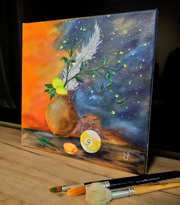 Авторска картина, уникат ,,Форма без звук"'