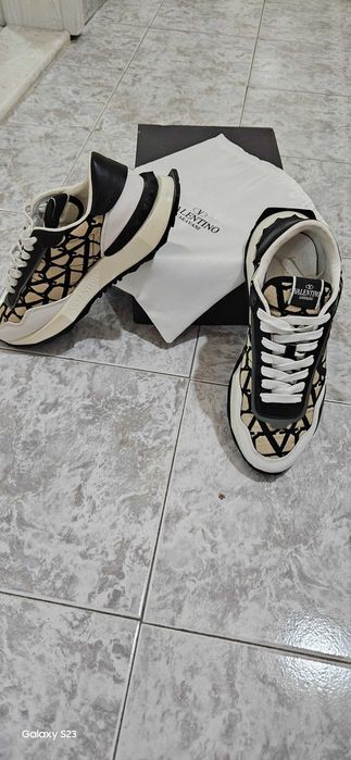 Мъжки маратонки VALENTINO от естествена кожа, номер 45, чисто нови
