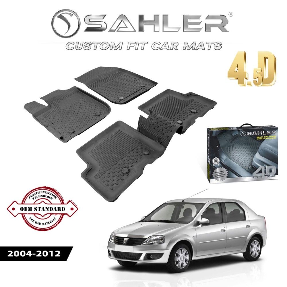 Гумени Стелки SAHLER 4D DACIA LOGAN 2004 - 2012