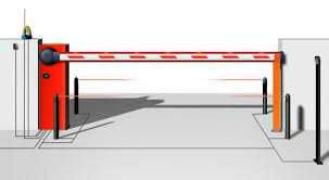 Shlagbaum montaji | Uzoqdan boshqaruv, xavfsizlik sensorlari bilan.